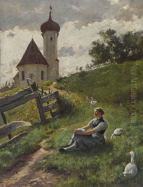 Ganseliesel Auf Der Wiese - view 1