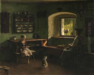 In Der Bauernstube by Emil Rau