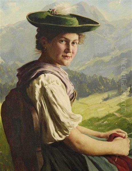 Dirndl Mit Strickzeug - view 1
