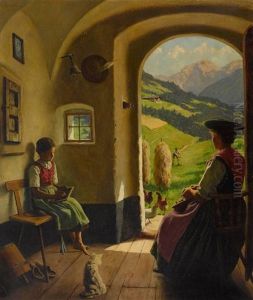 Sommernachmittag Auf Der Alm