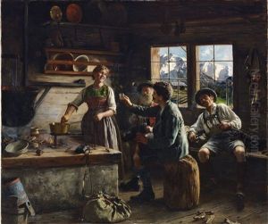 Mittag Auf Der Alp