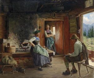 Besuch Auf Der Alm