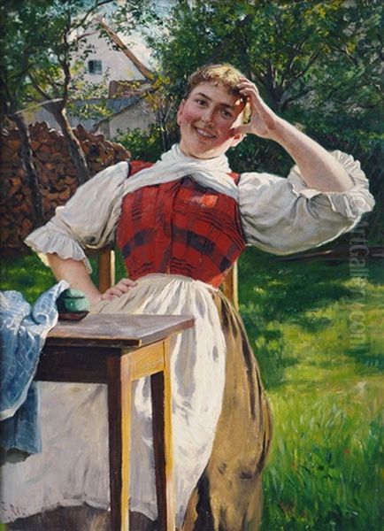 Young Girl In The Sunshine - view 1