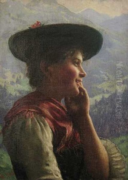Bildnis Eines Dirndls In Tracht - view 1