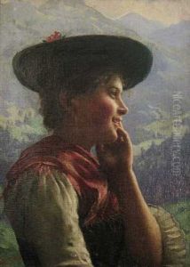 Bildnis Eines Dirndls In Tracht