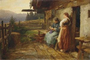 Alte Und Junge Sennerin