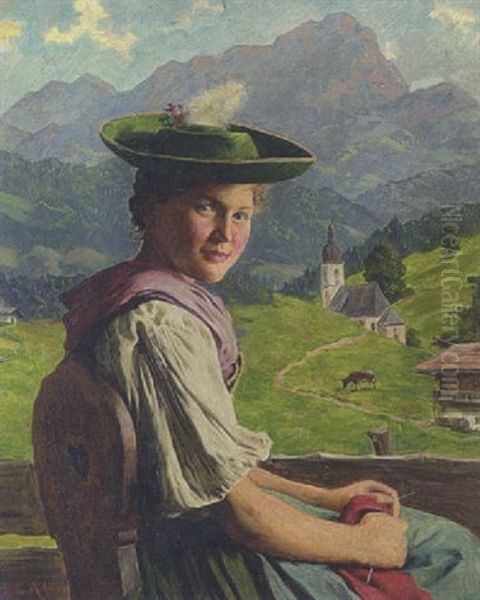Dirndl Mit Strickzeug - view 1