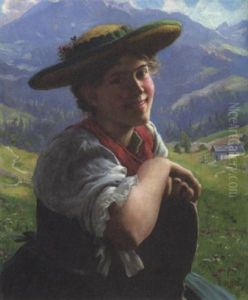 Lachendes Bayerisches Dirndl Lachendes Bayerisches Dirndl