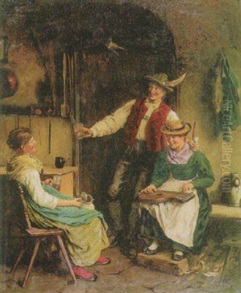 Hausmusik In Der Bauernstube - view 1