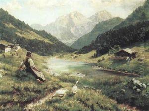 Ganseliesl Im Gebirgstal Ganseliesl Im Gebirgstal