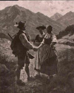 Abschied Des Jagers by Emil Rau