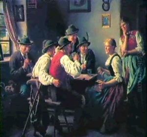 Im Wirtshaus by Emil Rau