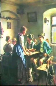In Der Bauernstube by Emil Rau