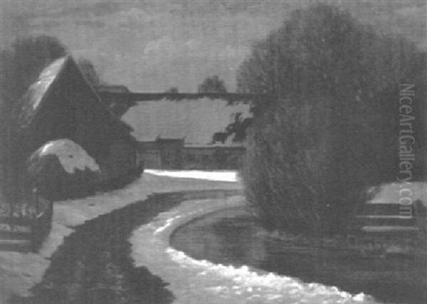 Bauernhof Im Winter - view 1