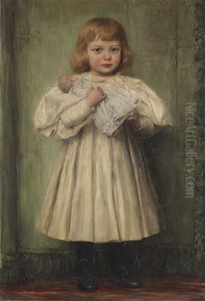 Madchen Mit Puppe (die Adoptivtochter Des Kunstlers) - view 1