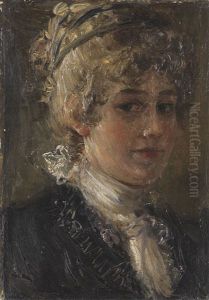 Portrat Einer Jungen Dame
