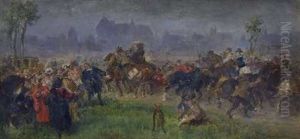 Otto Von Guerickes Versuch Mit Den Sog. Magdeburger Halbkugeln