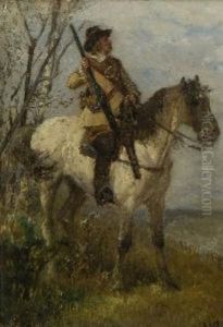 Auf Vorposten Am Waldrand