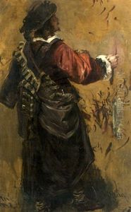Stehender Landsknecht by Wilhelm Karl Raeuber