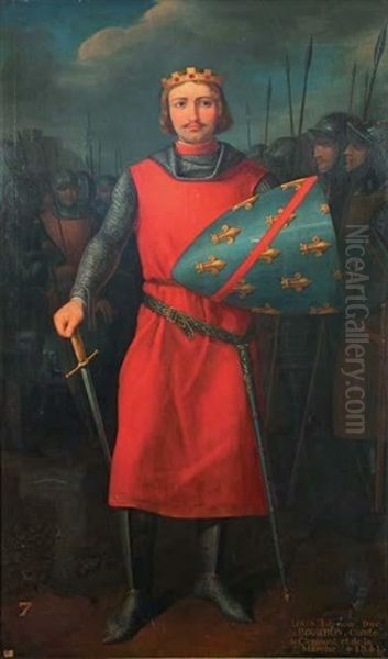 Portrait De Louis I, Duc De Bourbon, Comte De Clermont Et De La Marche - view 1