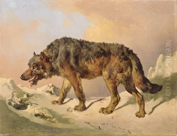 Siberian Wolf - view 1