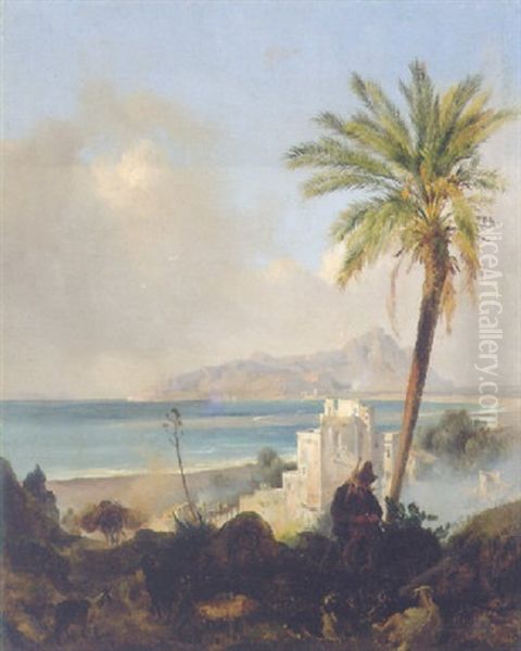 Italienische Landschaft Mit Staffage - view 1