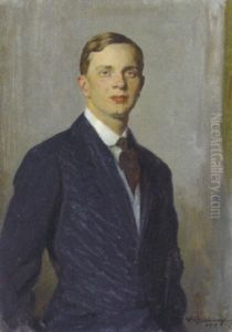 Bildnis Eines Jungen Herrn by Heinrich Rauchinger