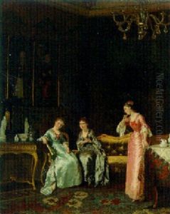 The Elegant Gossips by Albert Raudnitz