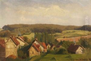 Blick Auf Willingshausen In Hessen by Karl Raupp