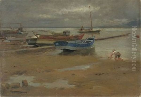 Fischerboote Am Uferstrand - view 1