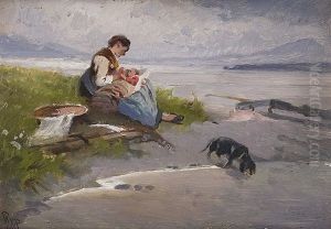 Mother With Child At Chiemsee