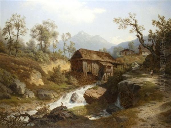 Am Gebirgsbach - view 1