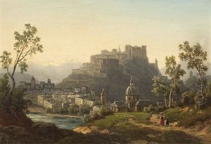 Blick Auf Salzburg by Leonhard Rausch