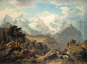 Der Heimkehrende Almohi (returning From The Mountain Pasture) by Leonhard Rausch