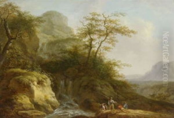 Angler Am Wildbach - view 1