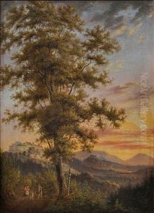 Die Feste Coburg by Johann Georg Friedrich Rauscher