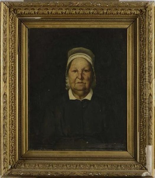 Portrait D'emilie Foulon, Grand Mere Maternelle De L'artiste - view 1