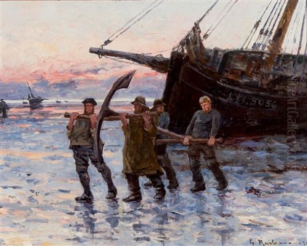 Marineros En La Orilla - view 1