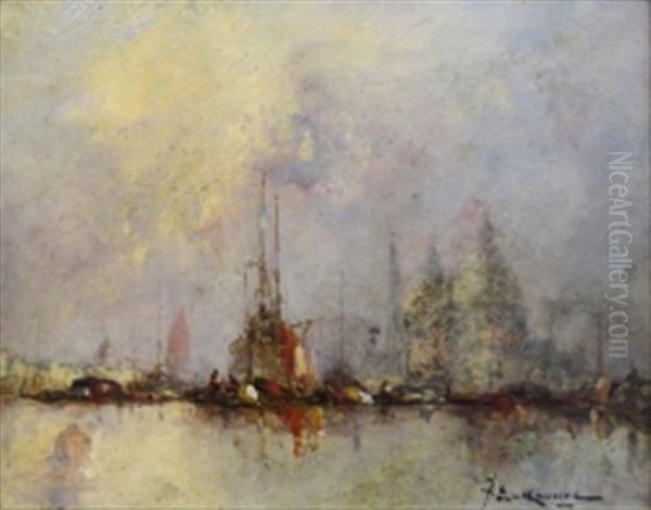 Vue De Rouen Et Vue Du Grand Canal A Venise (2 Works) - view 1