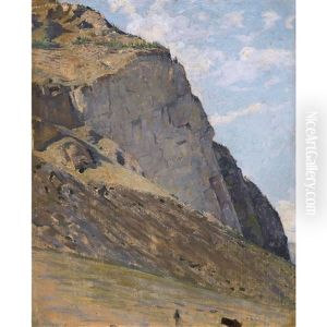 Sonnige Felspartie by Edouard John E. Ravel