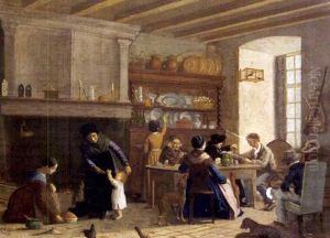 Familienzusammenkunft In Der Kuche Familienzusammenkunft In Der Kuche