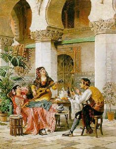 Chanteurs Espagnols Autour D'une Table