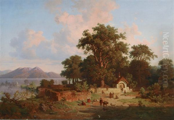 Evening At The Lago Maggiore - view 1