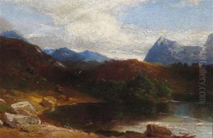 A Lake Scene 1860 A Lake Scene 1860
