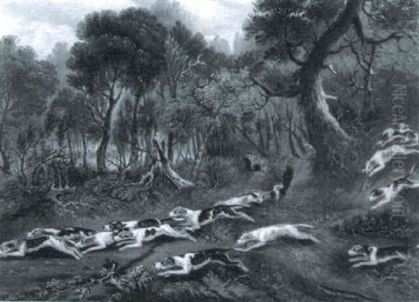 Hounds Breaking Cover - view 1