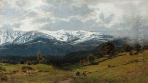 Alpenlandschaft by Paul von Ravenstein