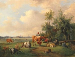 Shepherds by Jan Van Ravenswaay
