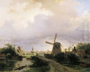 Stadsgezicht In Nederland Stadsgezicht In Nederland