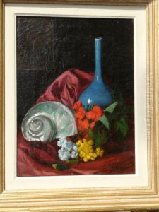 Nature Morte Au Nautile by Gaston Bonfils