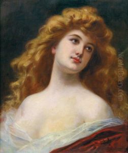 Portrait Of A Woman by Gaston Bonfils